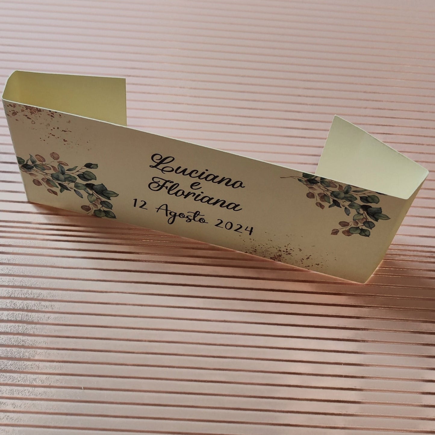 150 pz Cartoncino Scatola Personalizzata con Chiusura